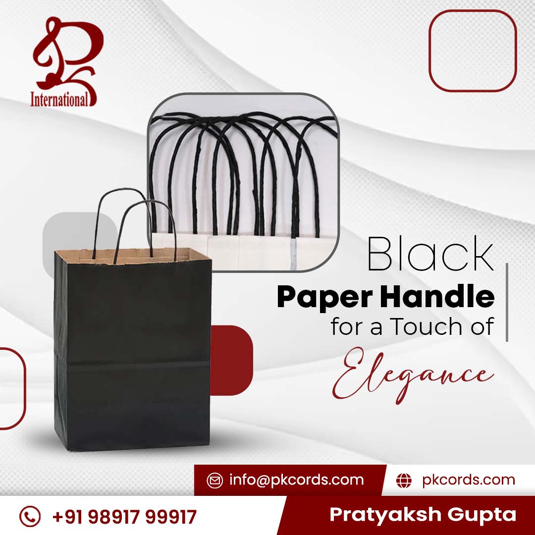 twisted paper rope handle